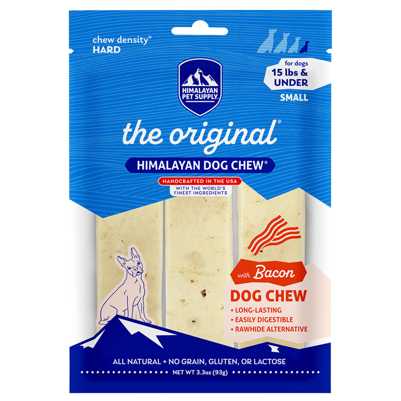 Himalayan Dog Chew Bacon Flavor Small Dog Chew, 3.3 oz.