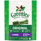 Greenies Large Size Original Natural Dental Dog Treats, 6 oz. (4 Count)