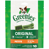 Greenies Petite Size Original Natural Dental Dog Treats, 6 oz. (10 Count)