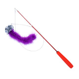 Turbo Telescoping Teaser Wand with Crinkle Tail Cat Toy