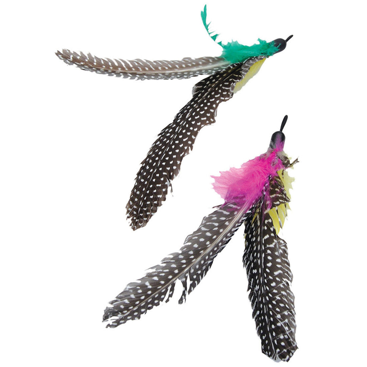Turbo Flying Teaser Feather Cat Toy (2 Count)