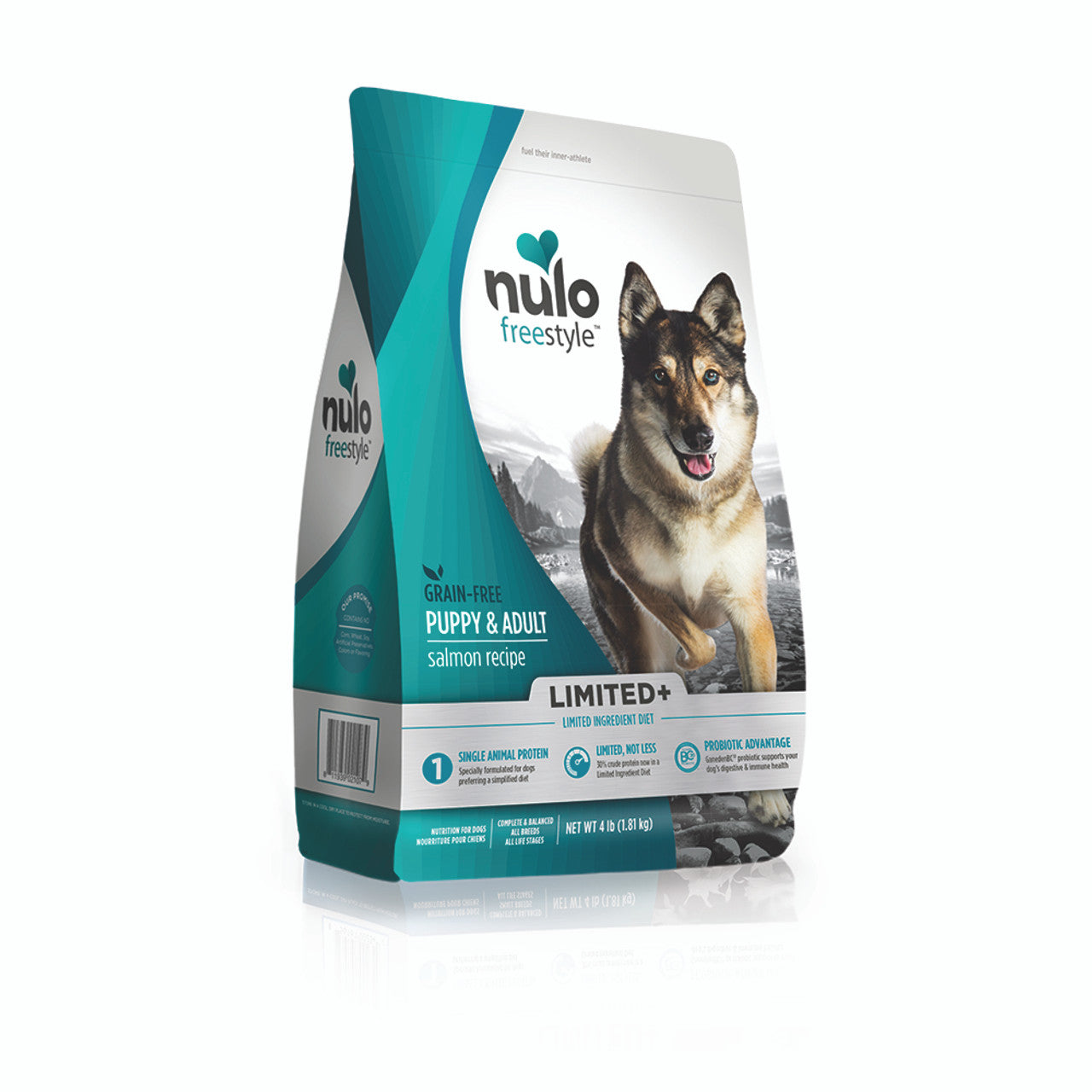 Nulo FreeStyle Limited+ Salmon Grain-Free Dry Dog Food, 4 lbs.
