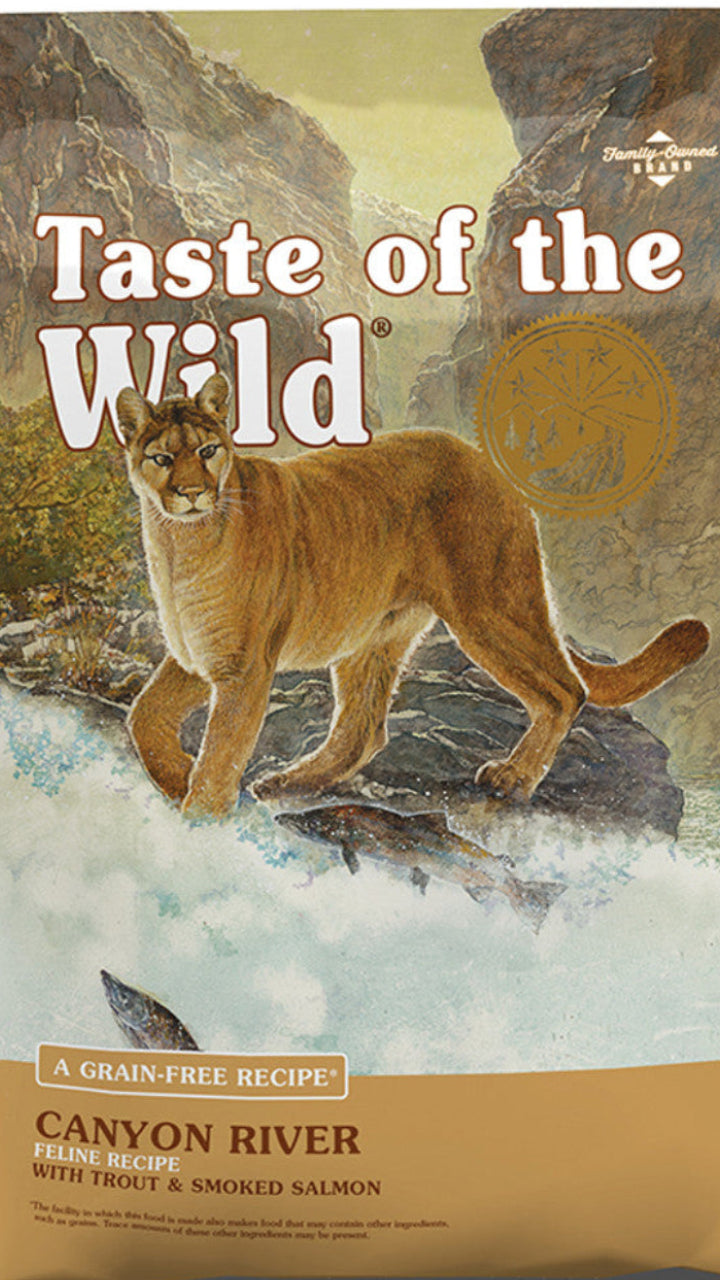 Taste of the Wild Canyon River Trout & Salmon Dry Cat Food, 5 lbs.