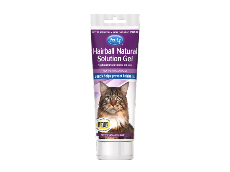 Petag Hairball Solution Gel Cat Supplement, 3.5 oz