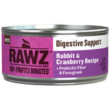 Rawz Digestive Support Rabbit & Cranberry Wet Cat Food, 5.5 oz.