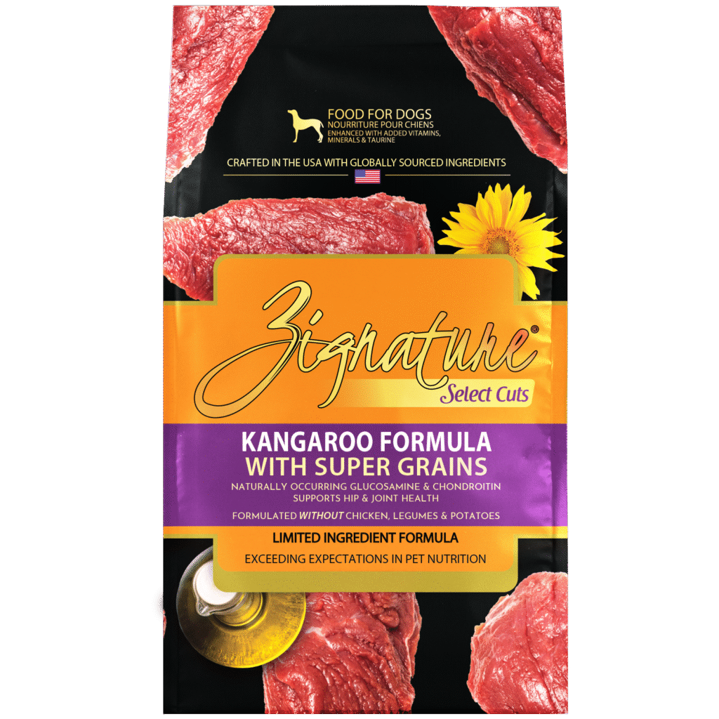 Zignature Select Cuts Kangaroo Formula Dry Dog Food, 4 lbs.