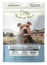 Badlands Ranch Superfood Complete Chicken Dog Food 64-oz