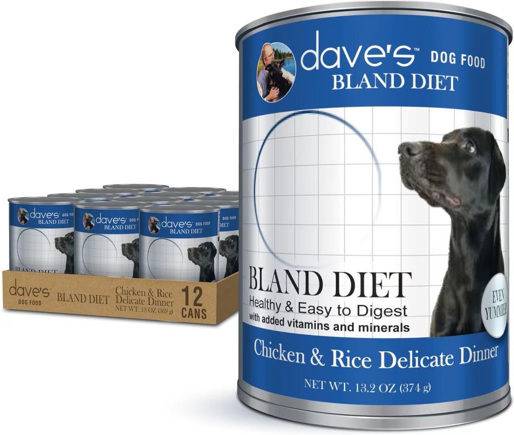 Dave's Pet Food Restricted Bland Diet Chicken & Rice Wet Dog Food