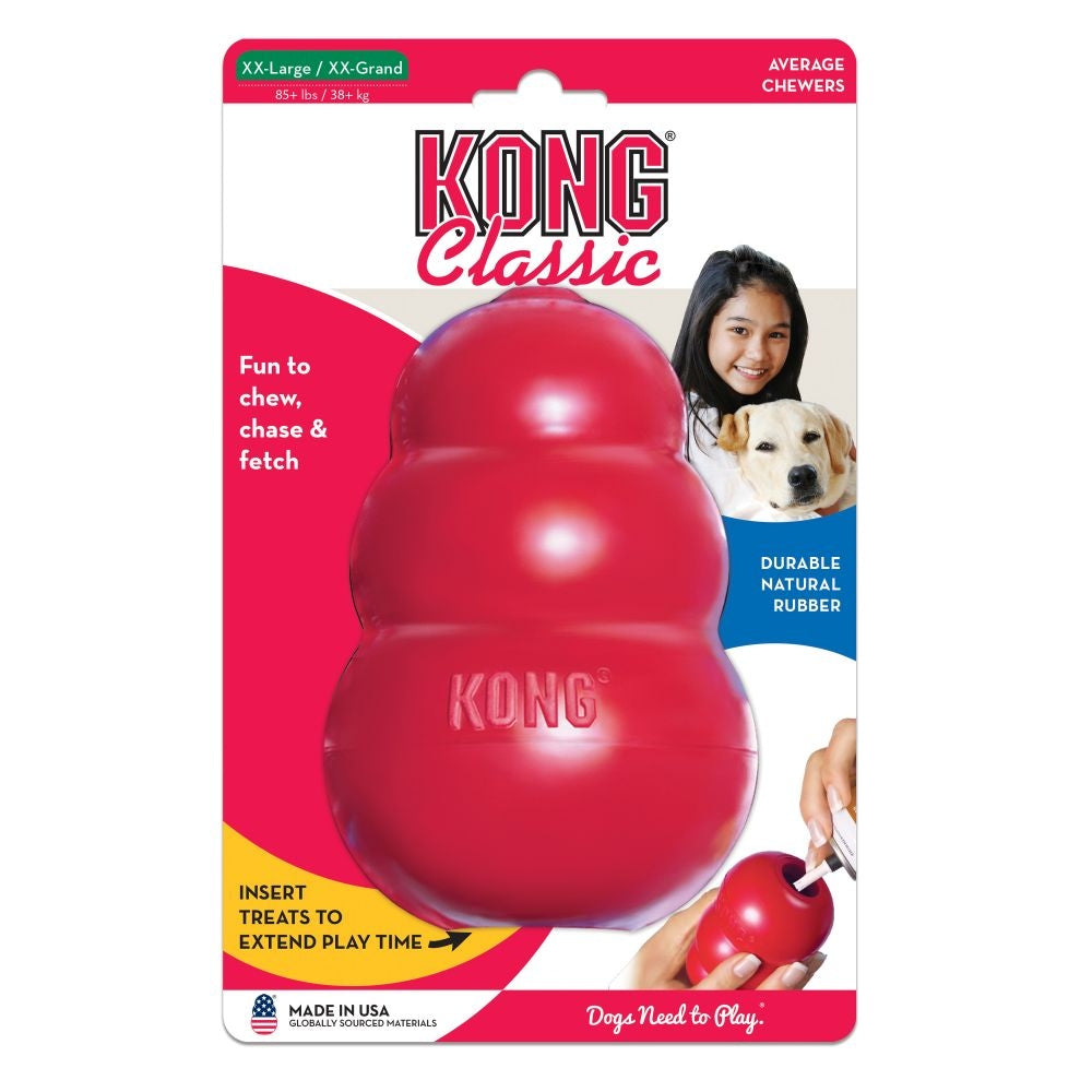 Kong Classic Rubber Dog Toy Xxlarge For 85+ lbs