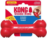 KONG Goodie Bone Classic Durable Natural Rubber Dog Bone