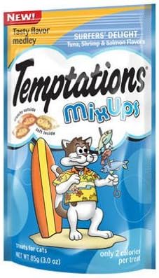 Temptations MixUps Surfer's Delight Flavor Cat Treats, 3 oz.