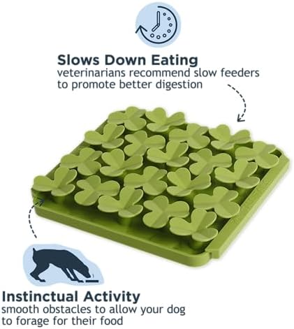 Edme-Petnsale Tall Tails Foraging Mat For Dogs - Green Can