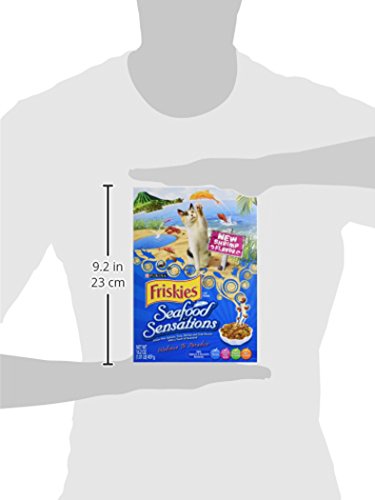 Purina Friskies Seafood Sensations Dry Cat Food, 16 lbs.