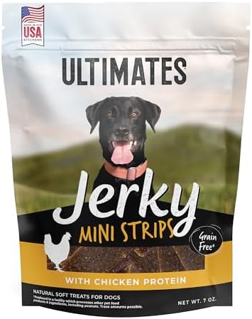 Ultimates Jerky Mini Strips Chicken Dog Treats, 7 oz.