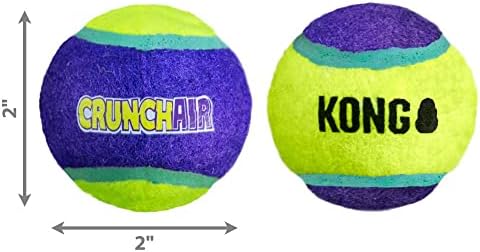 KONG CrunchAir Balls for Dogs, Small (3 Pack)