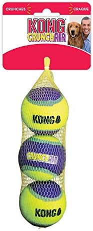 KONG CrunchAir Balls for Dogs, Small (3 Pack)