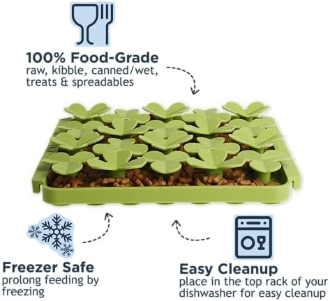 Edme-Petnsale Tall Tails Foraging Mat For Dogs - Green Can