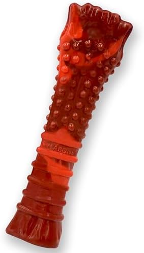Nylabone Textured Bone Power Chew Roasted Chicken Flavor Dog Toy, Medium