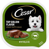 Cesar Classic Loaf in Sauce Beef, Gravy & Red Meat Flavor Small Breed Wet Dog Food, 3.5 oz.