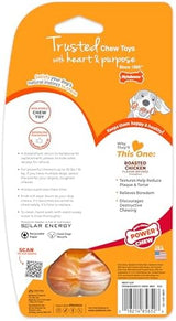 Nylabone Textured Bone Power Chew Roasted Chicken Flavor Dog Toy, Medium