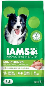 Iams ProActive Health Adult MiniChunks Dry Dog Food, 15 lbs.