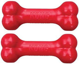 KONG Goodie Bone Classic Durable Natural Rubber Dog Bone