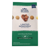 Natural Balance Limited Ingredient Lamb & Brown Rice Dry Dog Food Sensitive Skin & Stomach - 24 lbs