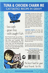 B.F.F. OMG Charm Me Tuna & Chicken Dinner in Gravy Wet Cat Food, 3 oz.