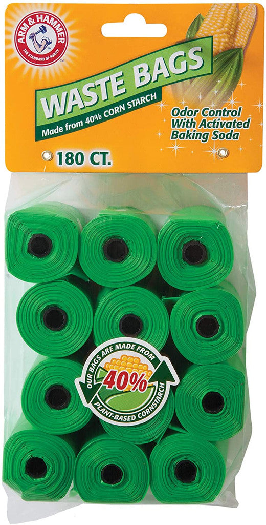 Arm & Hammer Dog Waste Bags 180Ct Natural Odor Control