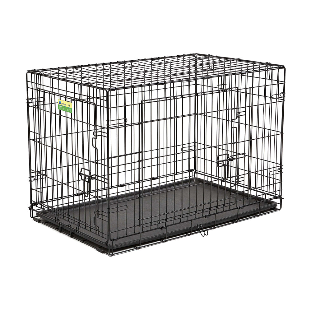 General Pet Supply Contour Double Door Dog Crate, 48 in.
