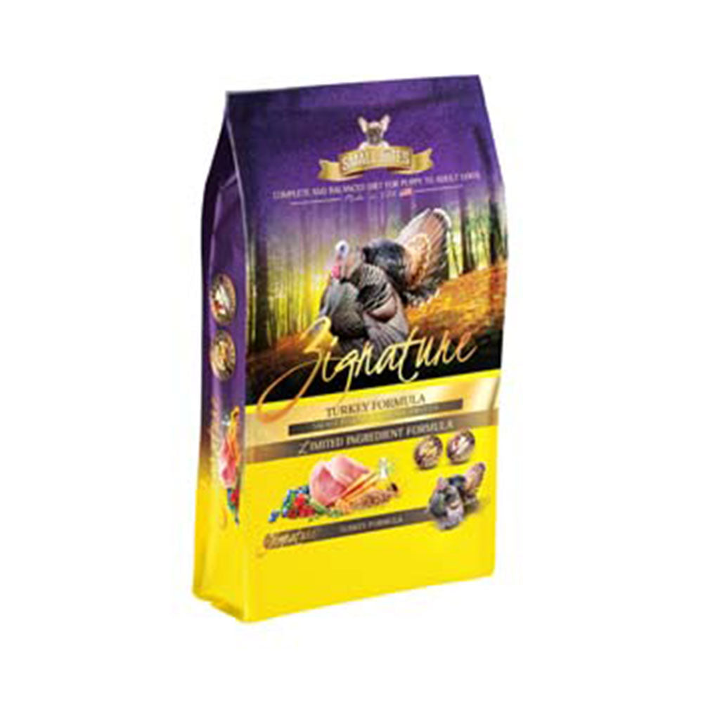 Zignature Turkey Formula Small Bites Grain-Free Dry Dog Food, 12.5 lbs.