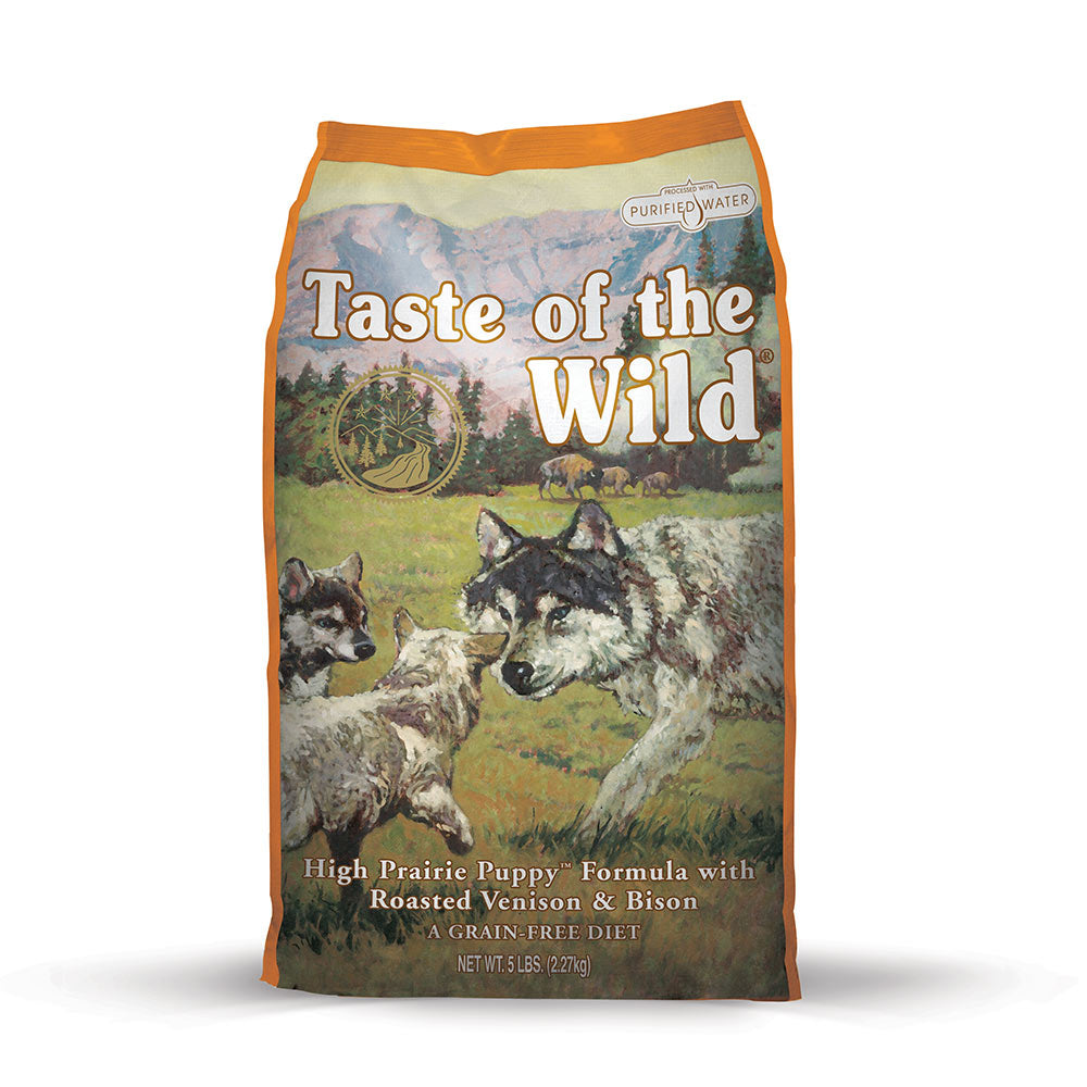 Taste of the Wild High Prairie Dry Puppy Food, 5 lbs.