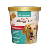 NaturVet Aller-911 Allergy Aid Antioxidant Soft Chews for Dogs, 70 Count