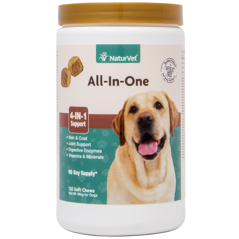 Naturvet / Garmon Corp Naturvet All-in-One Dog Vitamins, 16.9 oz, 120 Chews
