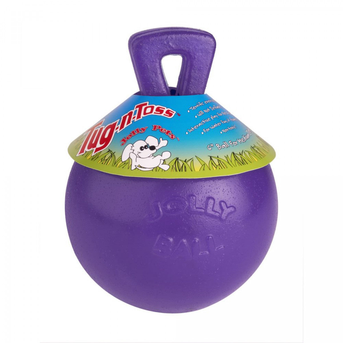 Jolly Pets Tug-n-Toss Durable Dog Toy, 8 in.