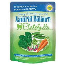 Natural Balance Chicken & Giblets Wet Cat Food, 3 oz.