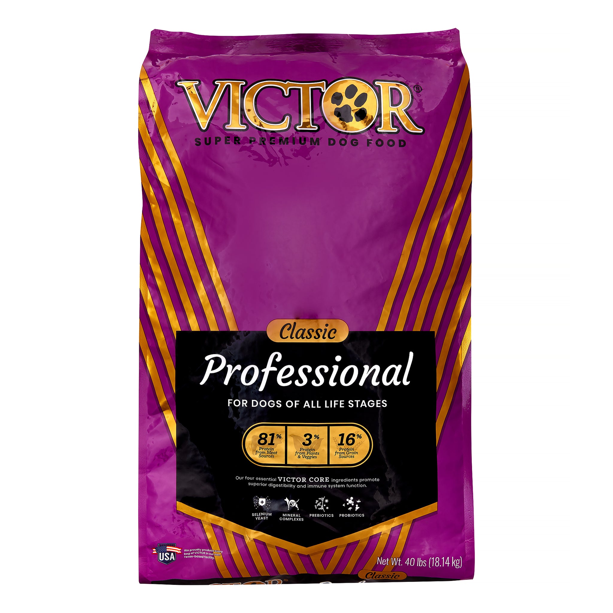 Victor Classic Professional Formula Dry Dog Food, 40 lbs.