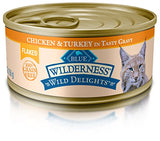 Blue Buffalo Wilderness Wild Delights Chicken & Turkey Canned Cat Food, 5.5 oz.