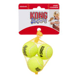 KONG SqueakAir Tennis Balls with Squeaker Dog Toy, X-Small (3-Pack)