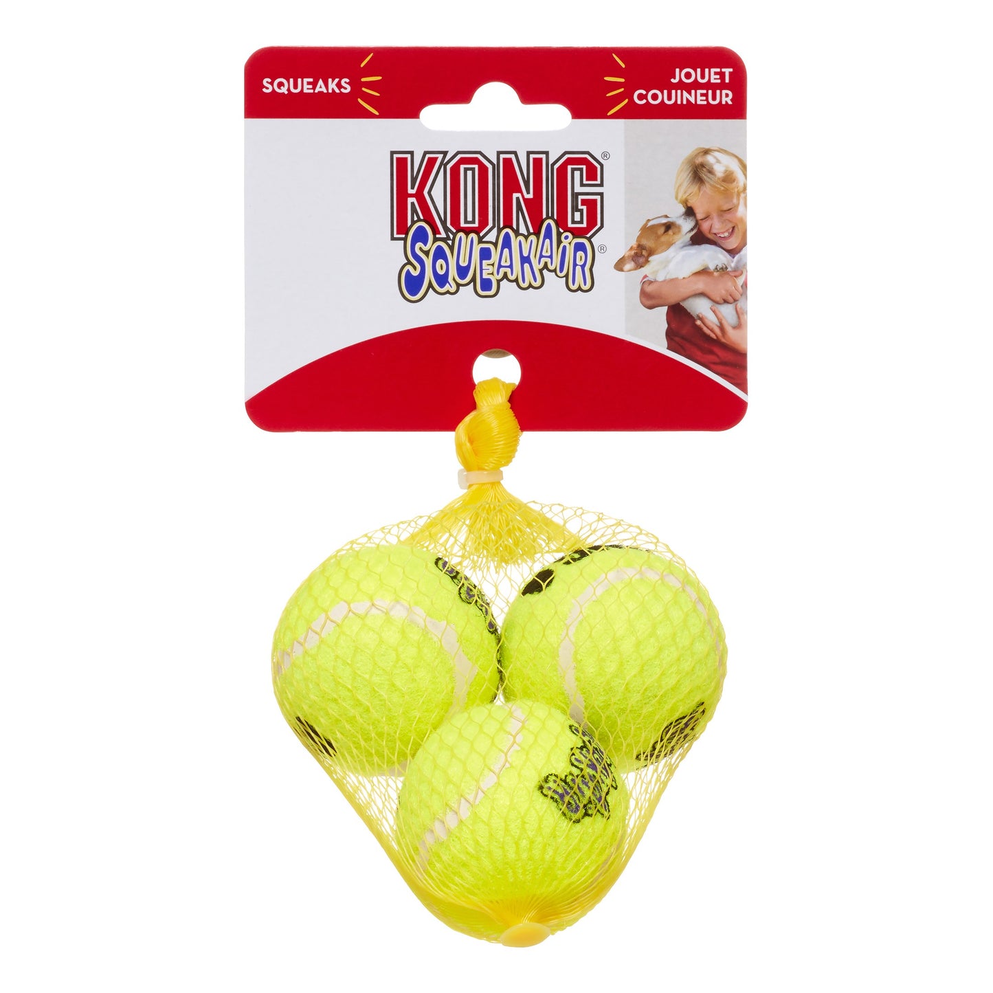 KONG AirDog SqueakAir Dog Balls, Small
