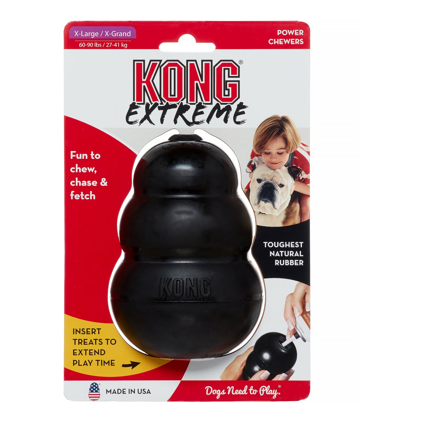 Kong Extreme Dog Toy Xl For Power Chewers