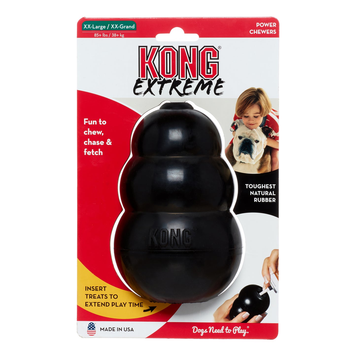Kong Extreme Black King Xxl - Durable Dog Toy