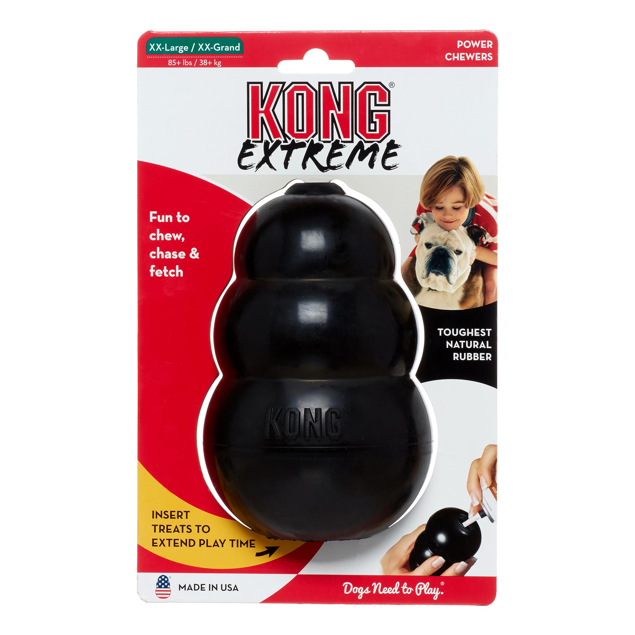 Kong Extreme Black King Xxl - Durable Dog Toy
