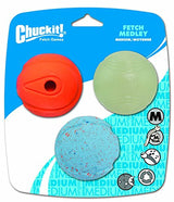 Chuckit! Fetch Medley Dog Balls, Medium (3 Pack)