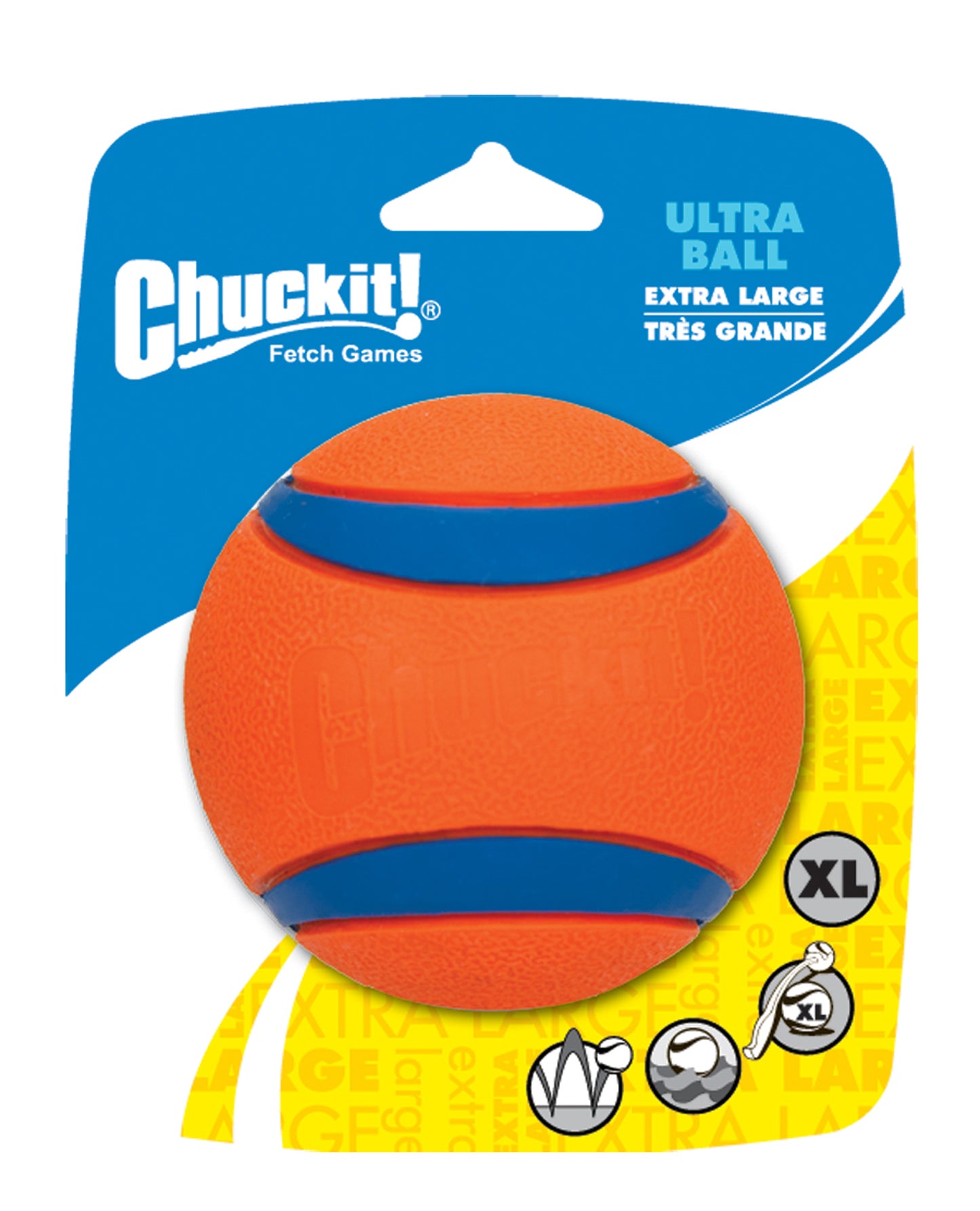 Chuckit! Ultra Ball Orange Dog Toy, X-Large