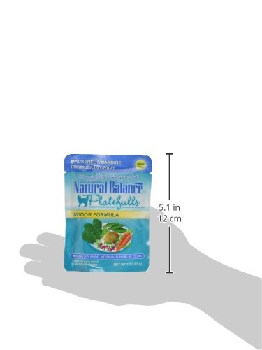 Natural Balance Platefulls Mackerel & Sardine Wet Cat Food, 3 oz.