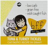 B.F.F. Tuna & Turkey Tickles Wet Cat Food, 3 oz.