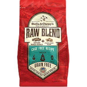 Stella & Chewy's Raw Blend Cage-Free Chicken Recipe Kibble Dry Dog Food, 22 lbs.