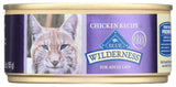 Blue Buffalo Wilderness Chicken Pate Wet Cat Food, 5.5 oz.