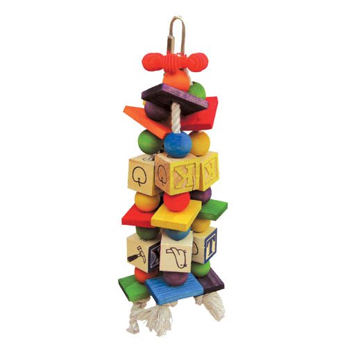 A&E Cage Happy Beaks ABC Blocks Bird Cage Accessory, Medium